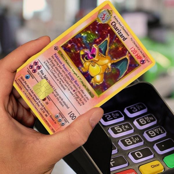 Credit Card Skin Cover | Zard Hunt - Pokmon Cards
