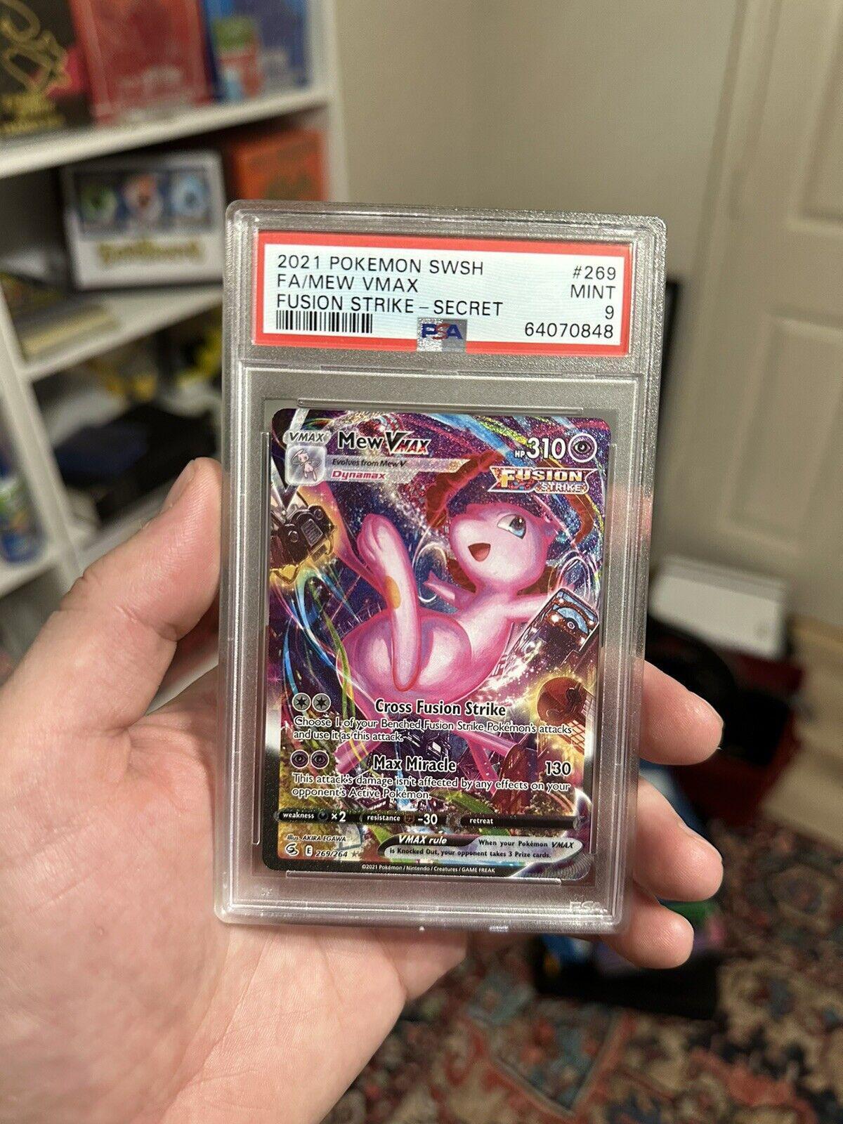 Shops Pokemon Mew Vmax Secret PSA 9